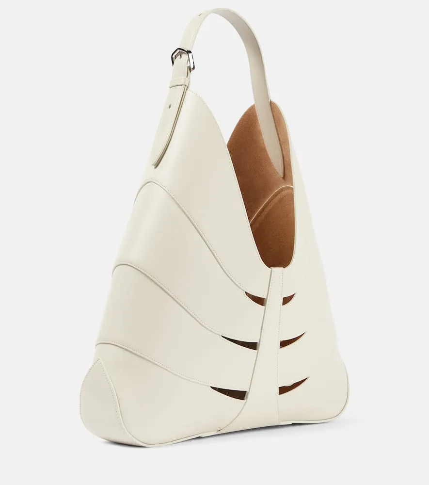 Alaia Delta leather shoulder bag