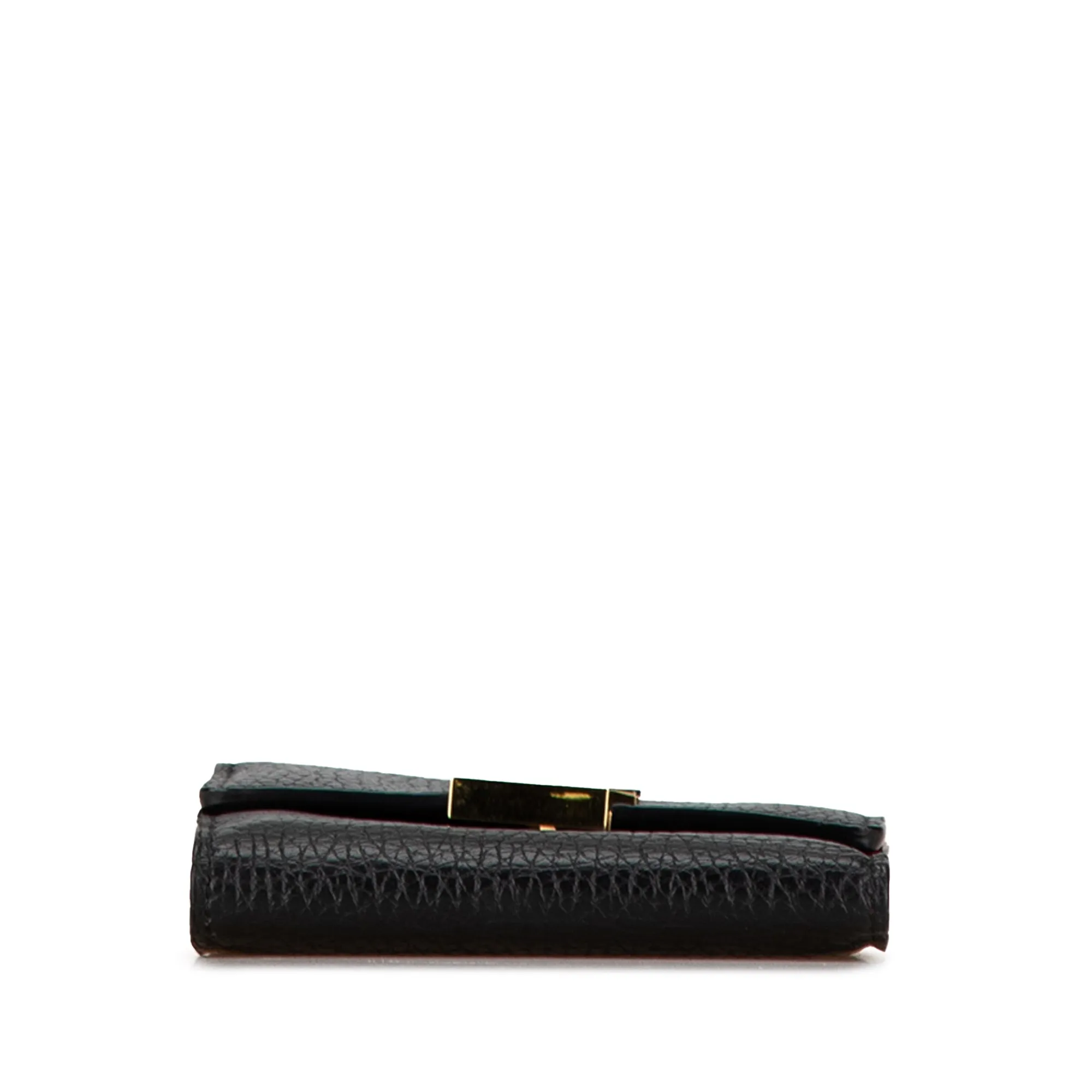 Black Louis Vuitton Taurillon Capucines XS Wallet
