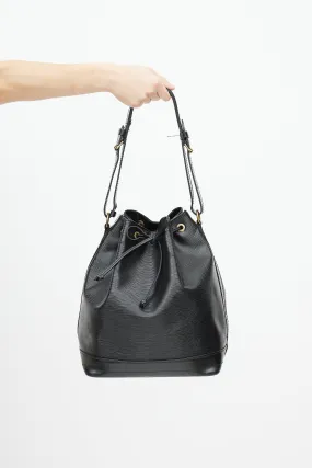 Black NéoNoé MM Epi Bucket Bag