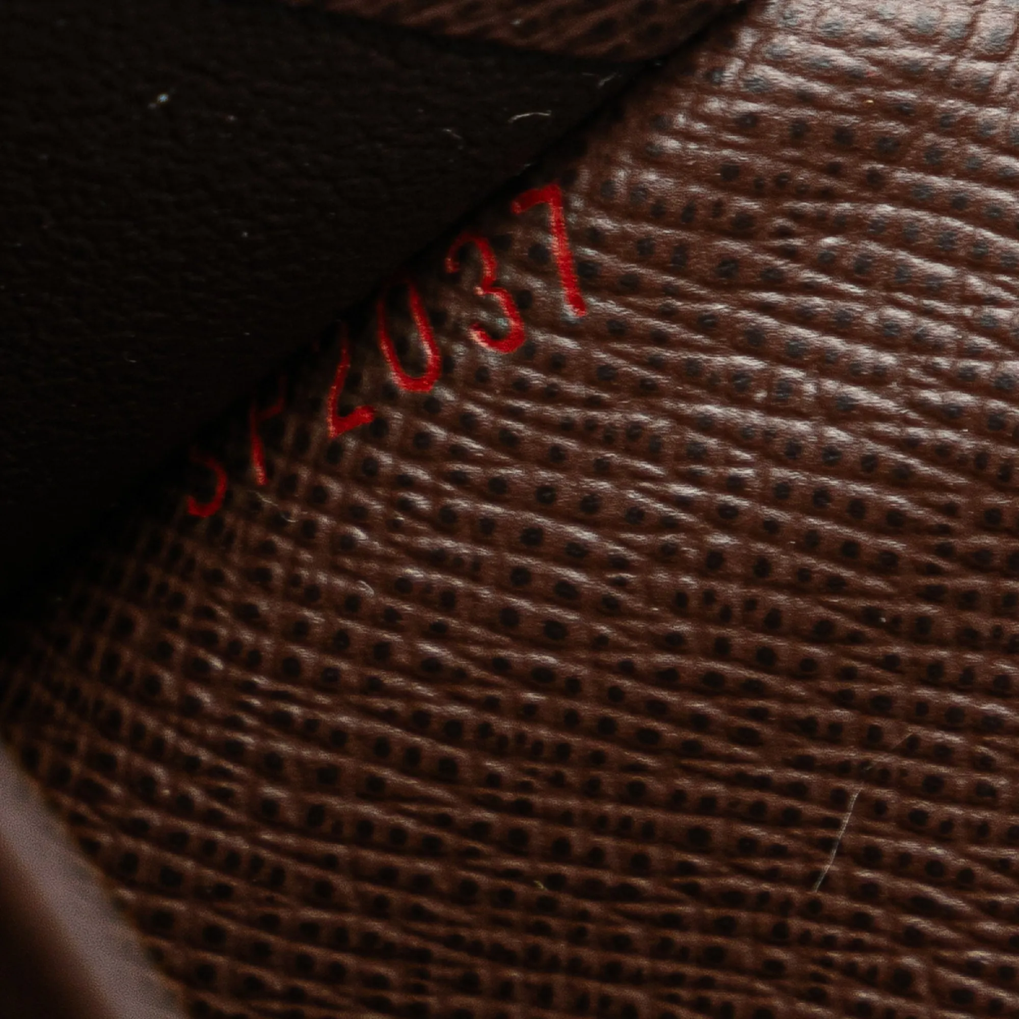 Brown Louis Vuitton Damier Ebene Brazza Wallet