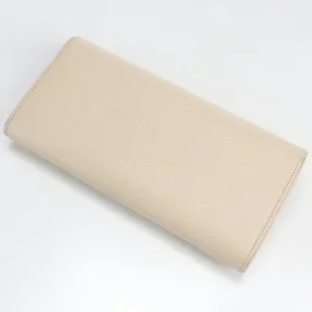 Celine Large Flap 73004757 Long Wallet with Folded Coin Purse Leather Ladies