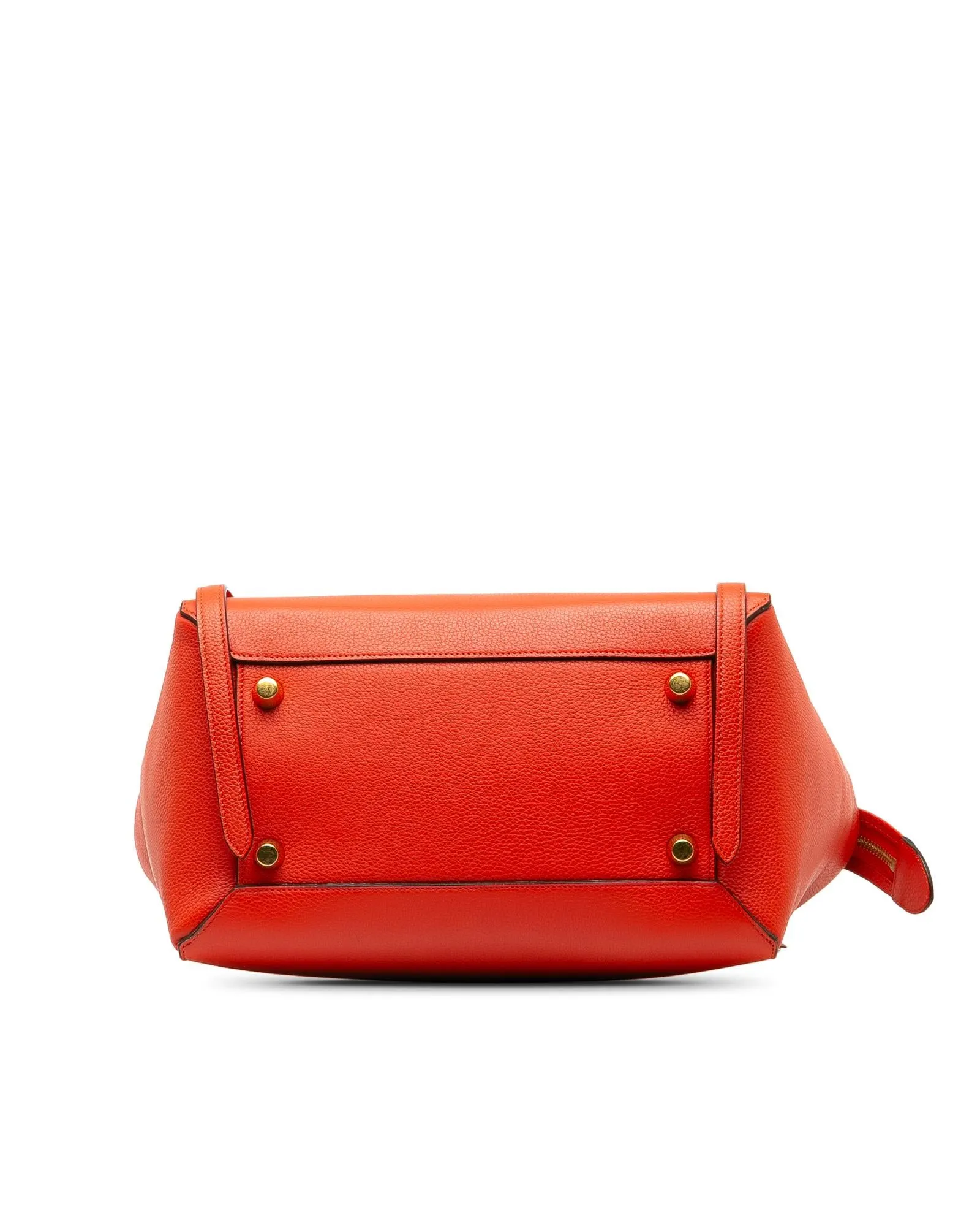 Celine Small Belt Bag in Red Grained Calfskin Leather