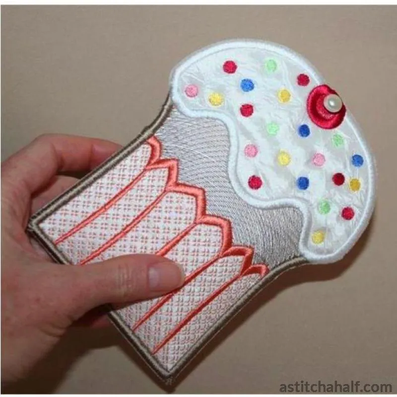 Cupcake Sprinkles Coin Purse