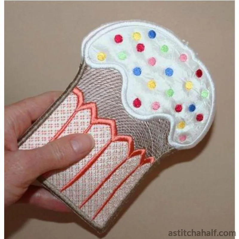 Cupcake Sprinkles Coin Purse