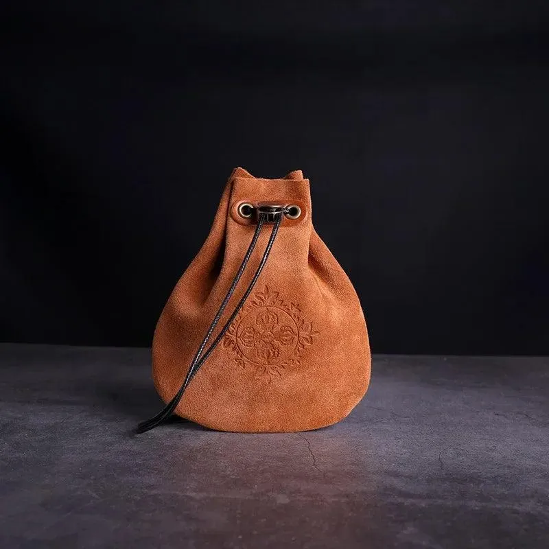 Dice Bag, Genuine Leather | Pouch For D&D