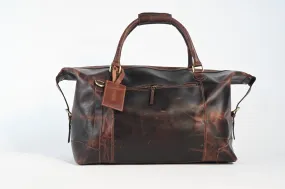 Duffel Bag Full Grain Leather Handcrafted Luxury Bag