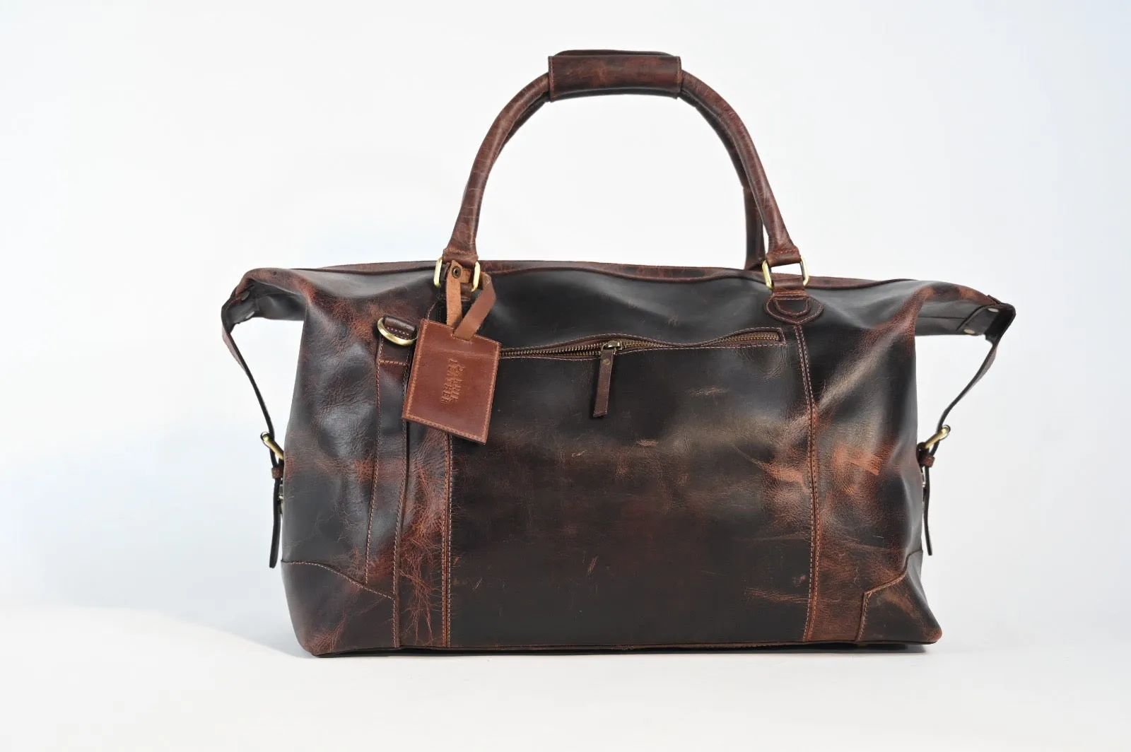 Duffel Bag Full Grain Leather Handcrafted Luxury Bag