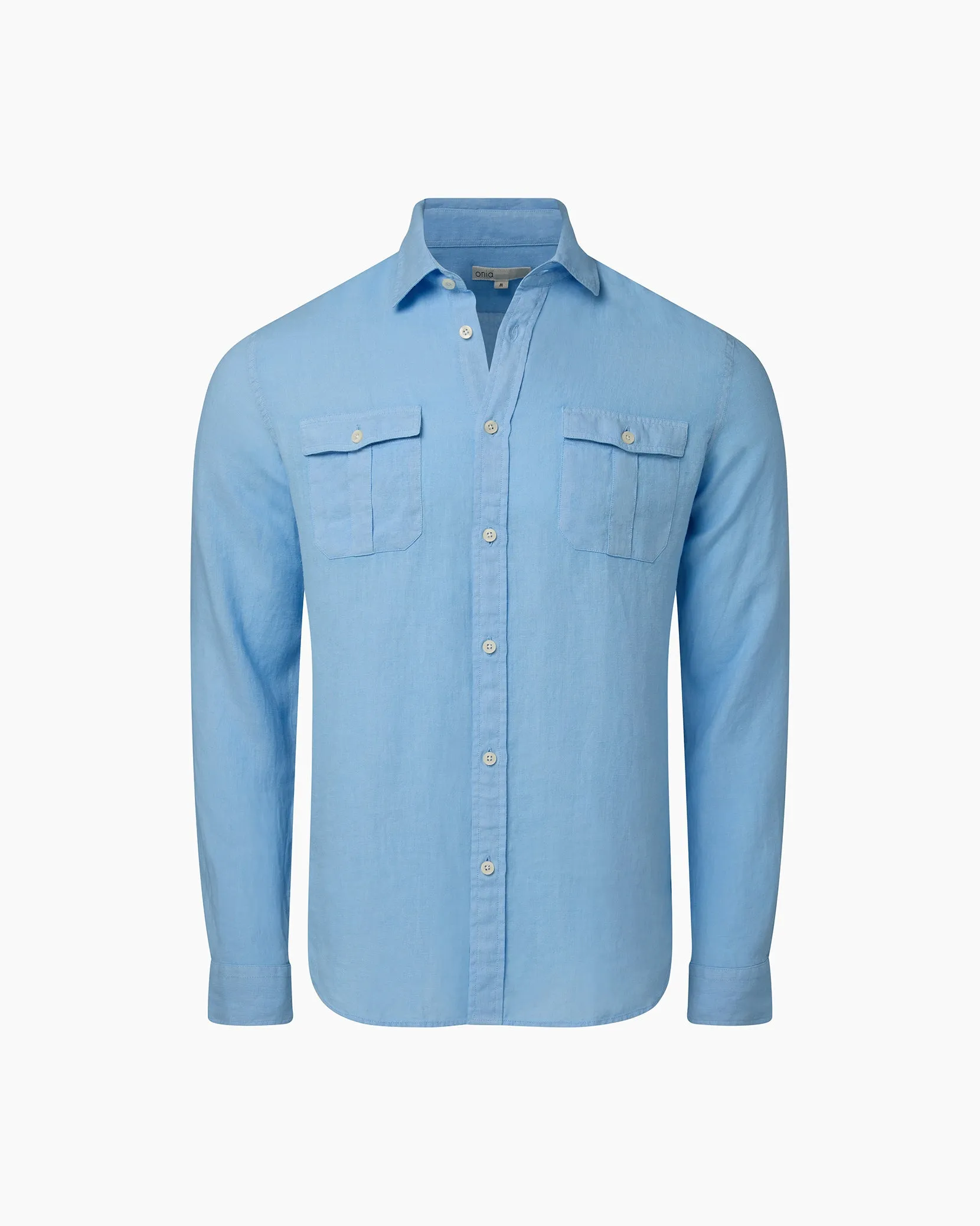 Garment Dye Linen Standard Fit Shirt