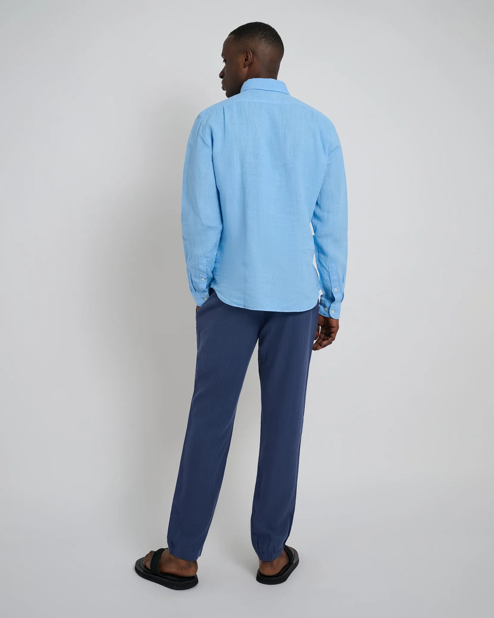 Garment Dye Linen Standard Fit Shirt