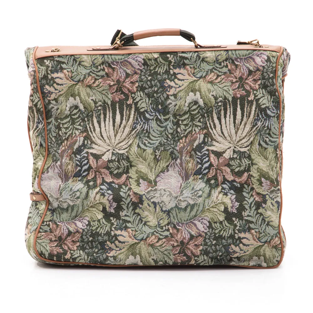Green Jungle Print 'American Tourister' Garment Bag