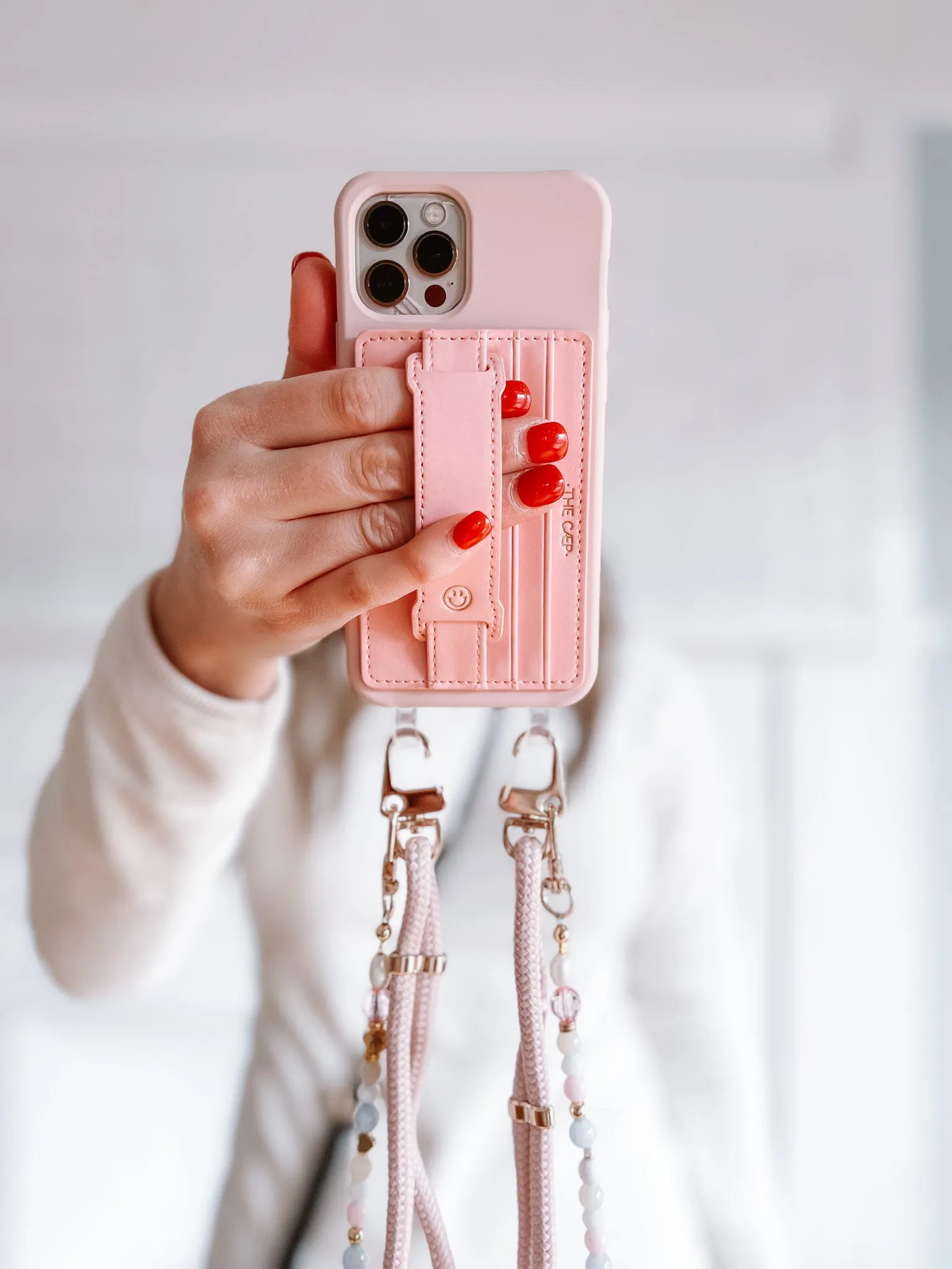 Light Pink Hoop Wallet - Final Sale