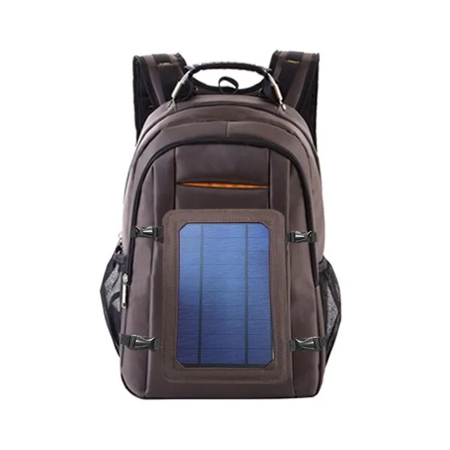 Men's leisure backpack solar energy multi-function high-capacity travel USB rechargeable travel bag outdoor computer backpack