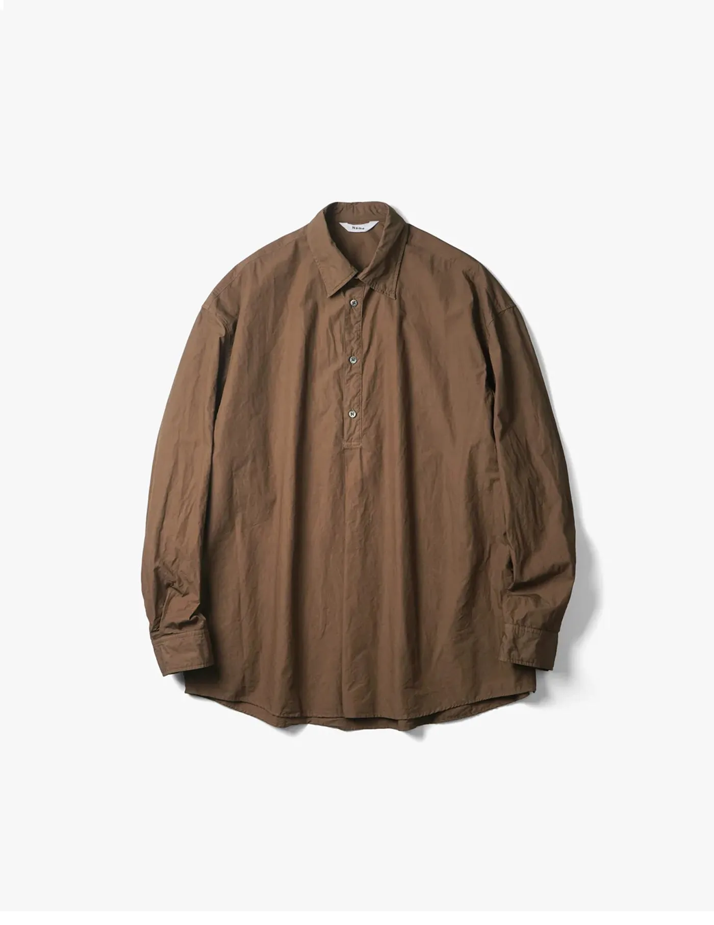 NMSH-003 COTTON GARMENT DYE PULLOVER SHIRT
