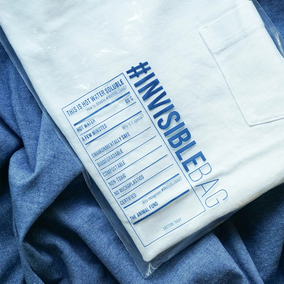 Ocean Blue #INVISIBLEBAG Garment Bag
