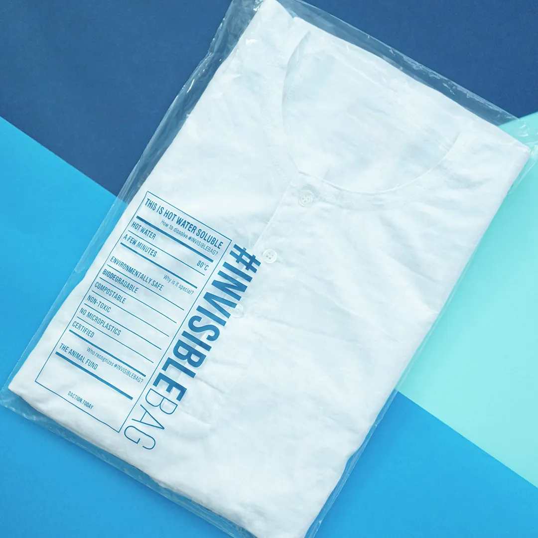 Ocean Blue #INVISIBLEBAG Garment Bag