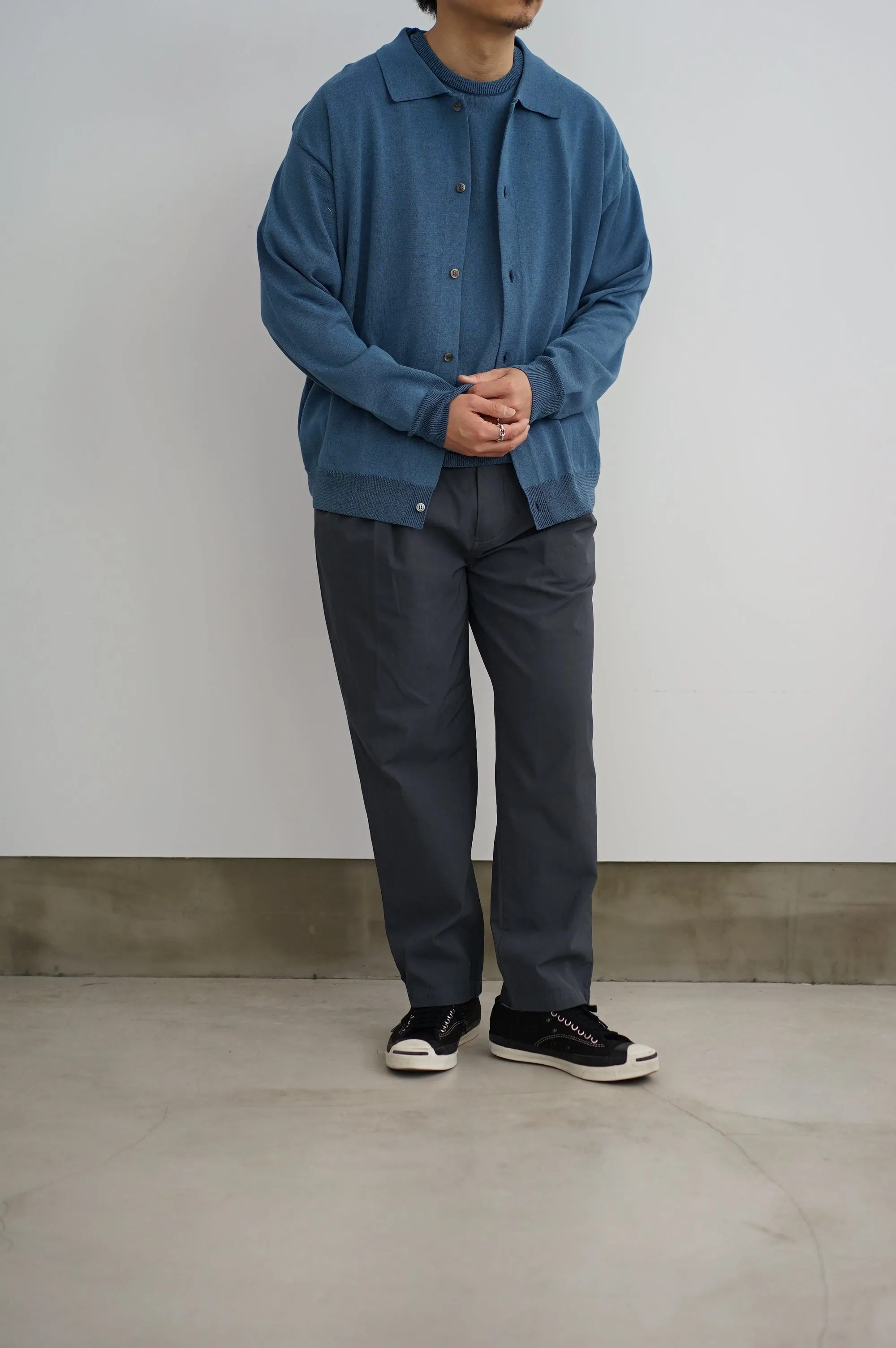 PT02241 GARMENT-DYE 4 TUCK PANTS