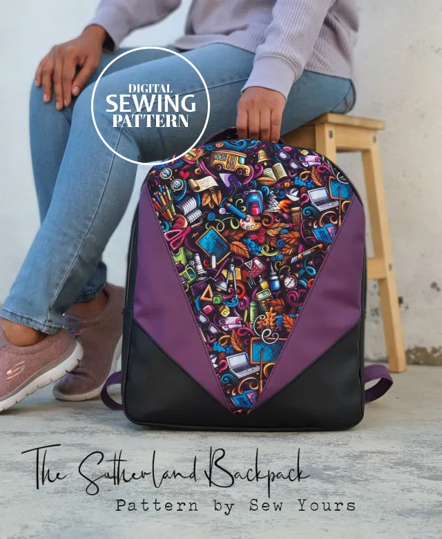 Sewing Pattern with video | The Sutherland Backpack