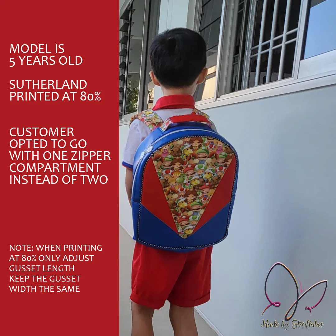 Sewing Pattern with video | The Sutherland Backpack