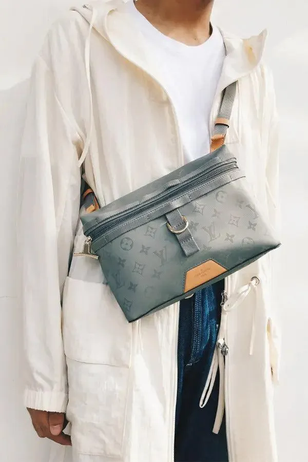 SO - New Fashion Women's Bags LV Messenger Monogram Titanium A0101
