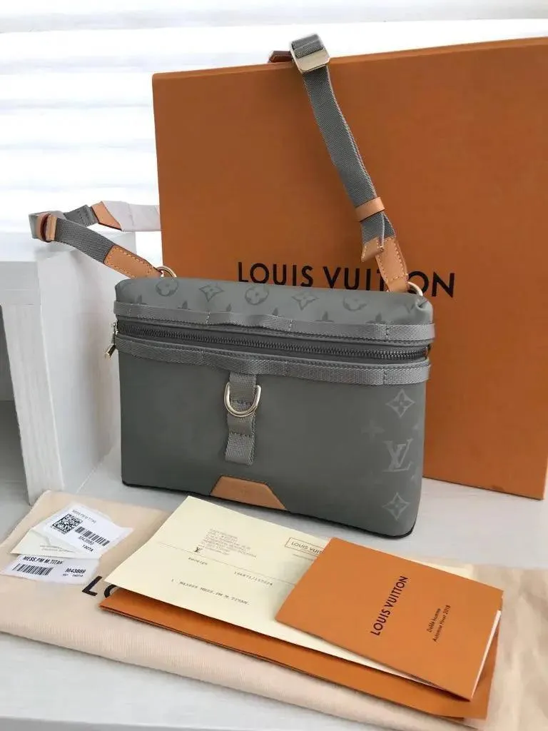 SO - New Fashion Women's Bags LV Messenger Monogram Titanium A0101