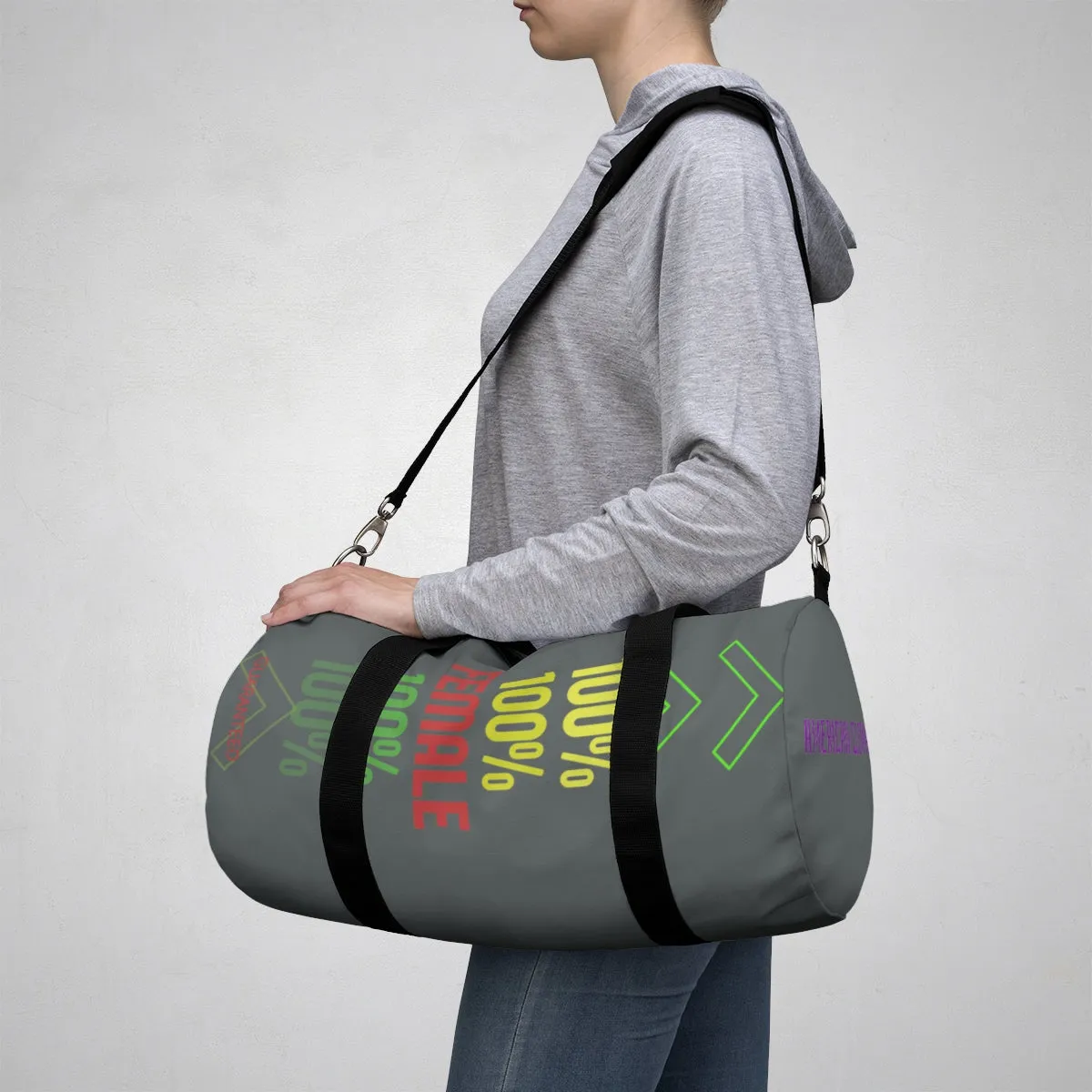Sports Bag ( 100 % Female ) Grey