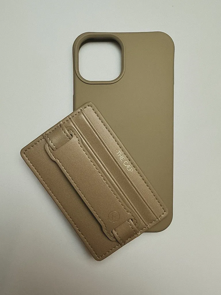 Tan Hoop Wallet Sticky Back - FINAL SALE