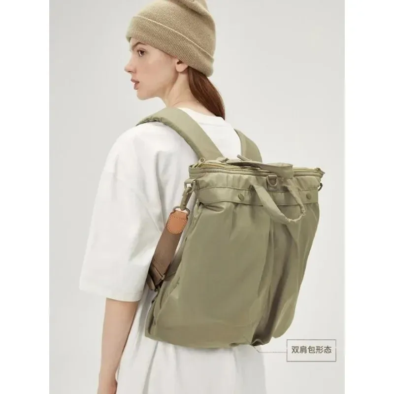 Uakiss Harajuku Large Capacity Backpack Women and Men Sport Outdoor Multi-function Shoulder Bag Japanese University School Bag