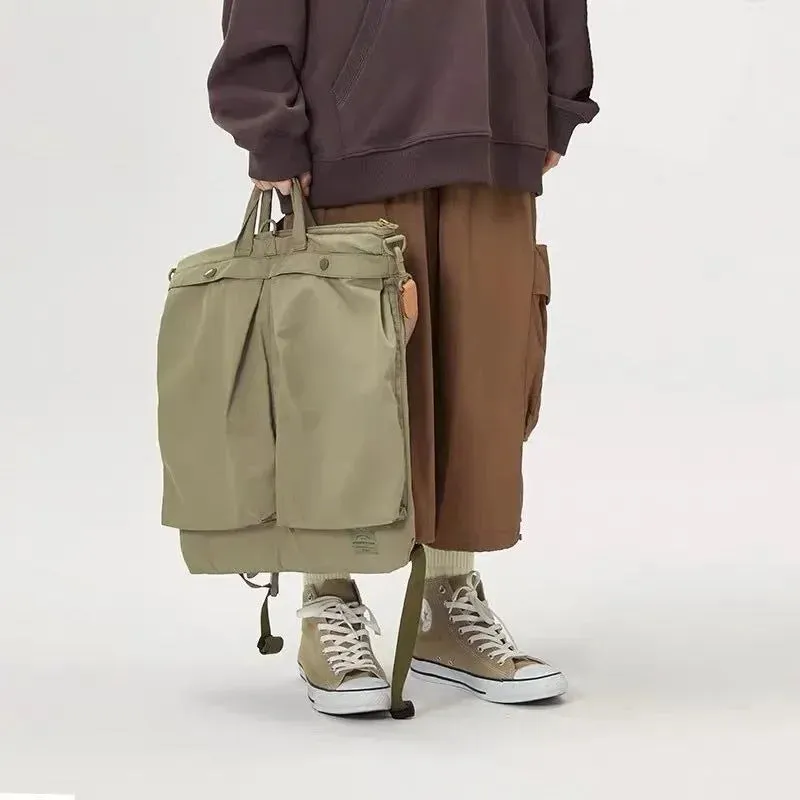 Uakiss Harajuku Large Capacity Backpack Women and Men Sport Outdoor Multi-function Shoulder Bag Japanese University School Bag