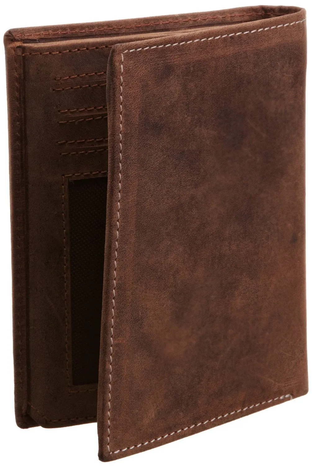 Venator distressed leather 10 card vertical  wallet #GW60