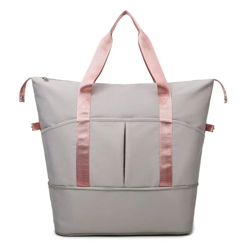 Women Travel Duffel Bag Large Expandable Weekender Carry-on Tote Gym Workout Bag Overnight Bag Mommy Hospital Bag
