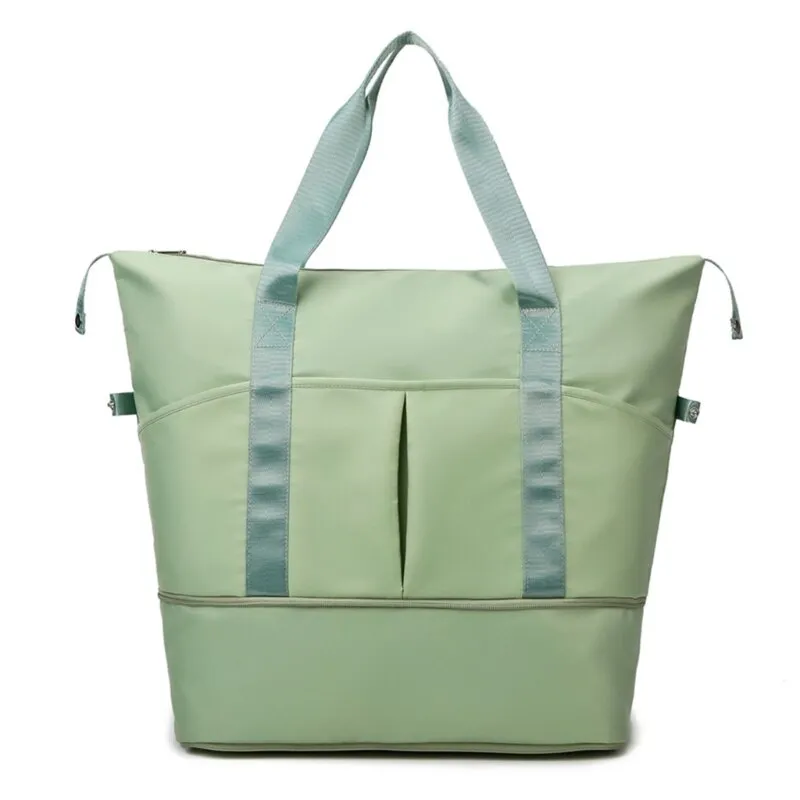 Women Travel Duffel Bag Large Expandable Weekender Carry-on Tote Gym Workout Bag Overnight Bag Mommy Hospital Bag