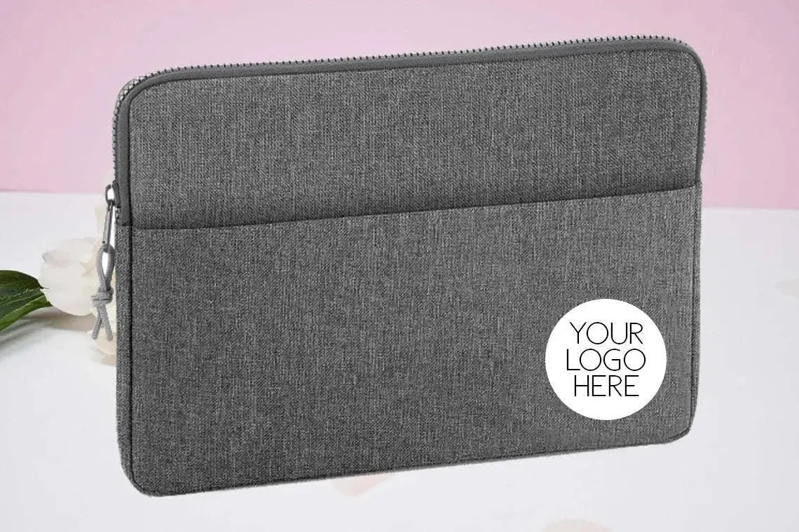 Your Logo Here Laptop Bag 13&quot; or 15&quot;, Company Laptop Bag, Custom Laptop Case, Logo Laptop Case, Personalised Name Computer Case, Your Logo