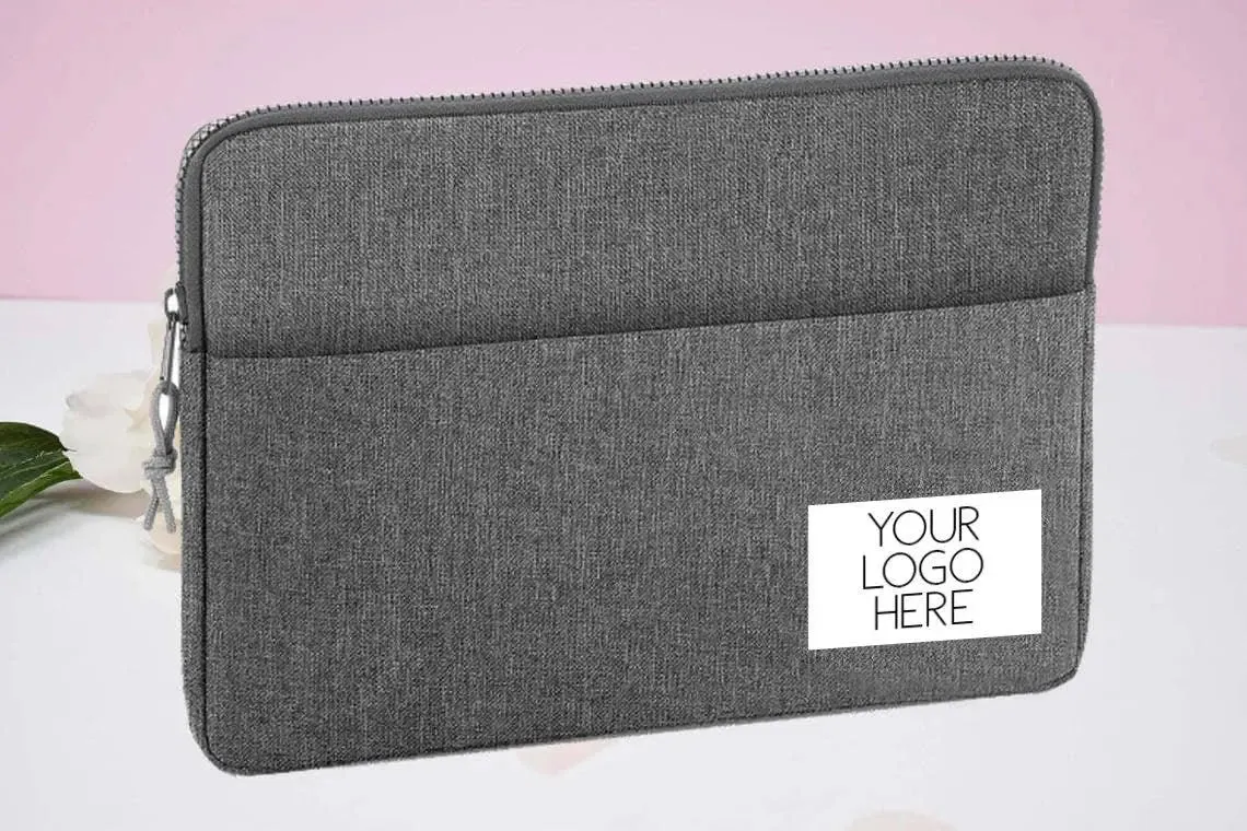 Your Logo Here Laptop Bag 13&quot; or 15&quot;, Company Laptop Bag, Custom Laptop Case, Logo Laptop Case, Personalised Name Computer Case, Your Logo