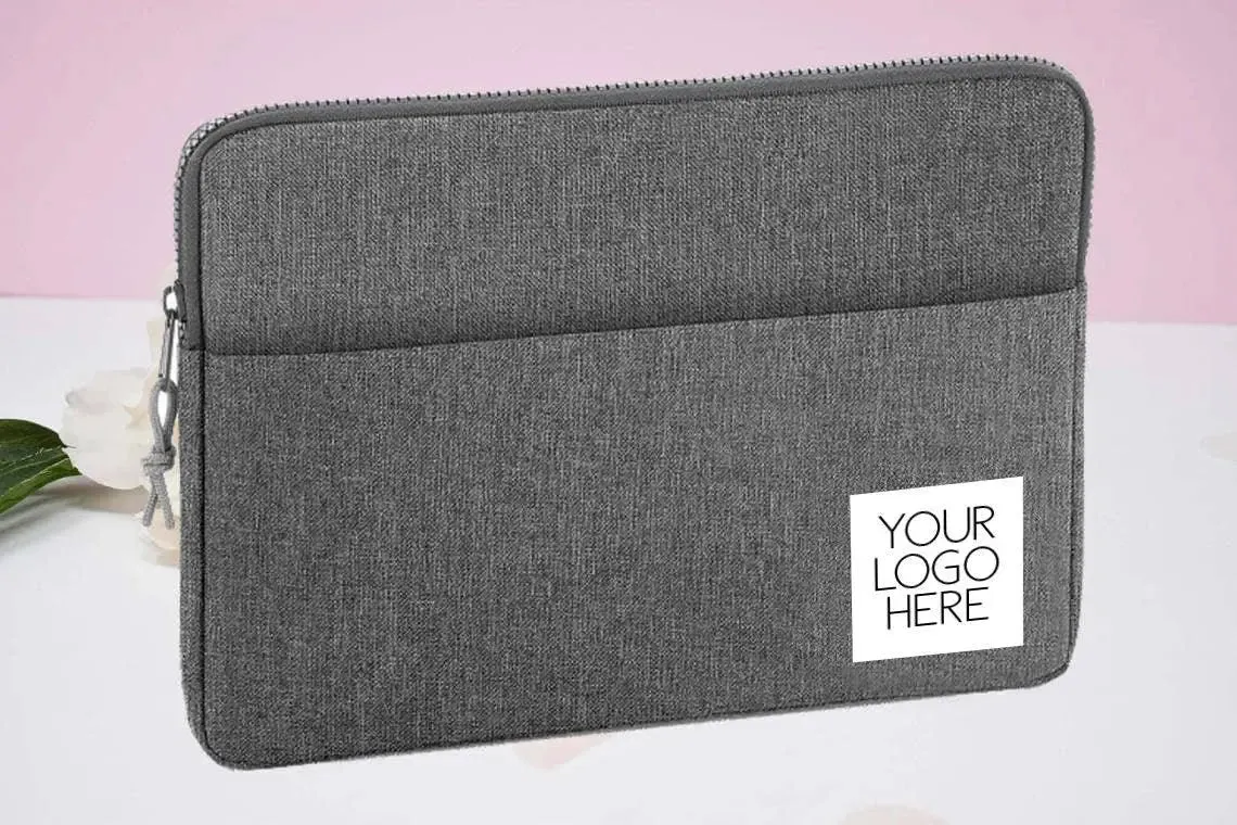 Your Logo Here Laptop Bag 13&quot; or 15&quot;, Company Laptop Bag, Custom Laptop Case, Logo Laptop Case, Personalised Name Computer Case, Your Logo